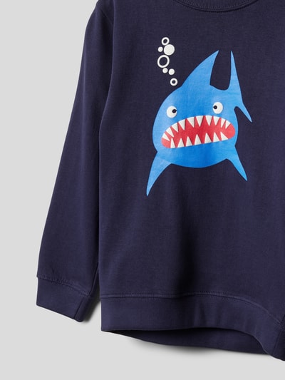 Blue Seven Sweatshirt mit Motiv-Print Blau 2