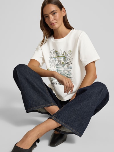 Weekend Max Mara Boxy fit T-shirt van 100% katoen model 'SALA' Wit - 3