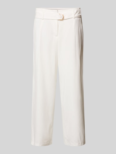 Christian Berg Woman Culotte mit Eingrifftaschen und Gürtel Offwhite 2