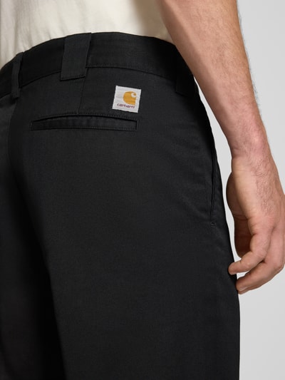 Carhartt Work In Progress Broek met achterzakken, model 'MASTER PANT' Zwart - 3