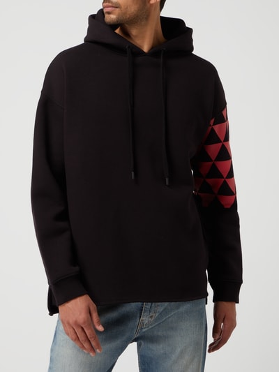 BE EDGY Hoodie mit Print Modell 'Be Adrian' Black 4