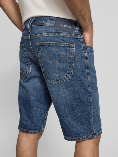 Tom Tailor Denim Slim fit bermuda van katoenmix, model 'PIERS' Donkerblauw - 3