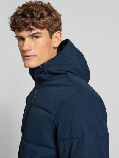Jack & Jones Kurtka pikowana z kapturem Granatowy 3