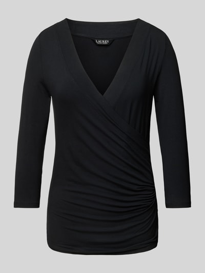 Lauren Ralph Lauren Longsleeve in Wickel-Optik Modell 'ALAYJA' Black 2