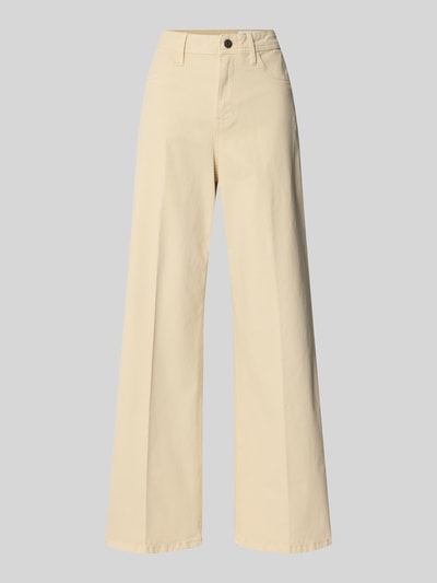 s.Oliver RED LABEL Wide leg Jeans van Katoenmix Beige - 2