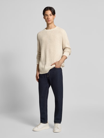 Marc O'Polo Regular fit pullover van wolmix Wit - 1