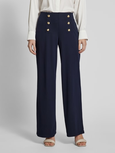 Lauren Ralph Lauren Stoffen broek met steekzakken, model 'CORYDON' Marineblauw - 4