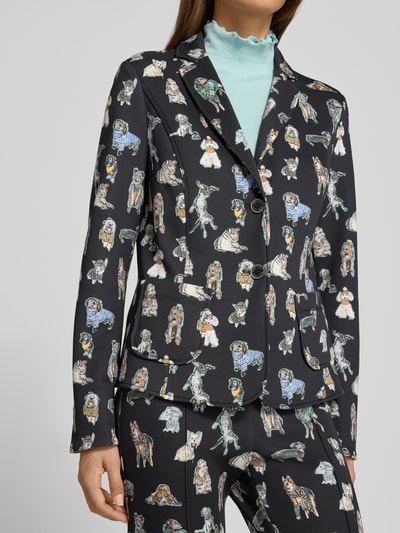 Marc Cain Blazer met reverskraag Zwart - 3