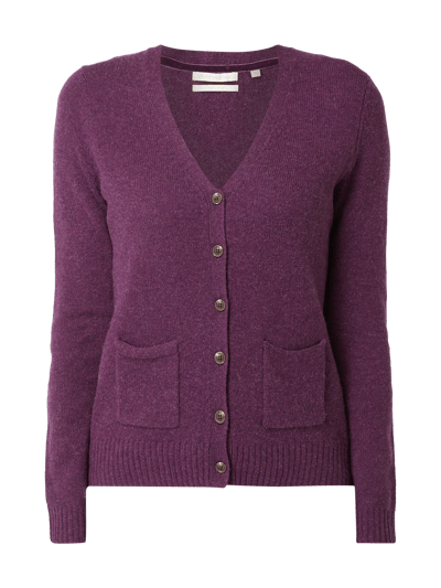 Christian Berg Woman Cardigan aus Merinowolle  Purple Melange 2