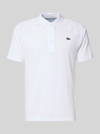 Lacoste Sport Koszulka polo sportowa w kroju regular fit z naszywką z logo Biały 2