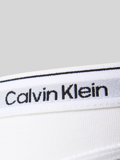 Calvin Klein Underwear Figi z wyhaftowanym logo w zestawie 5 szt. model ‘Bikini’ Czarny 2