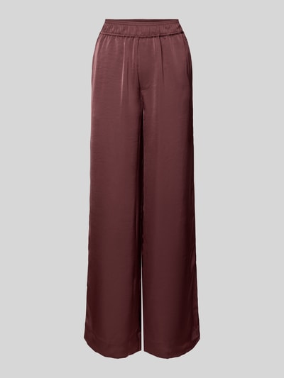 mbyM Stoffen broek met elastische band, model 'Asaka' Bordeaux - 2