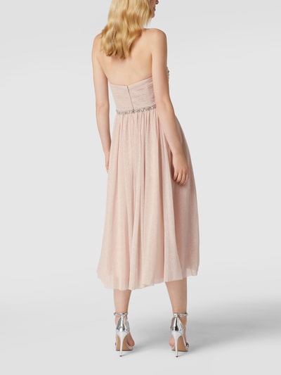 Jake*s Cocktail Cocktailkleid mit Ziersteinbesatz Metallic Rosa 5