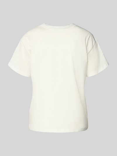 Jake*s Casual Pyjama-Oberteil mit Motiv-Stitching Offwhite 3