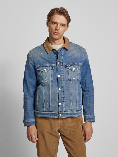 Tommy Jeans Jeansjacke im Used-Look Modell 'RYAN' Blau 4