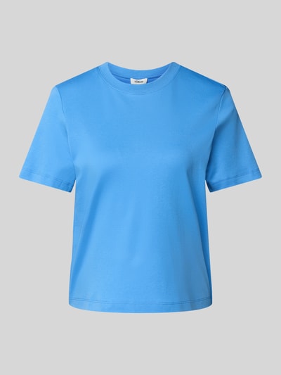 s.Oliver RED LABEL Regular fit T-shirt van puur katoen Blauw - 2