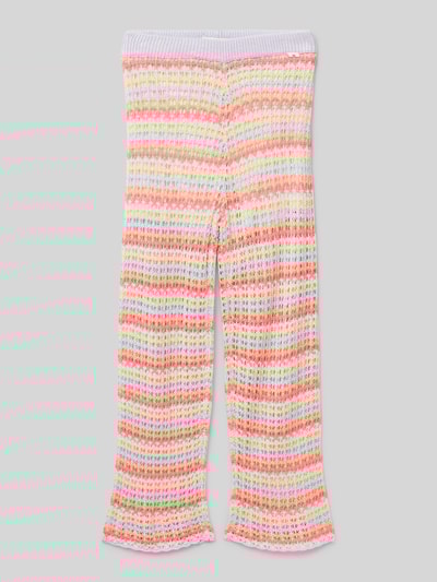 Tom Tailor Wide Leg Strickhose aus Viskose-Mix Koralle 1