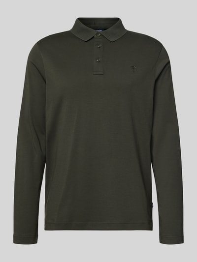JOOP! Collection Koszulka polo o kroju regular fit z długimi rękawami model ‘Pero’ Ciemnozielony 2