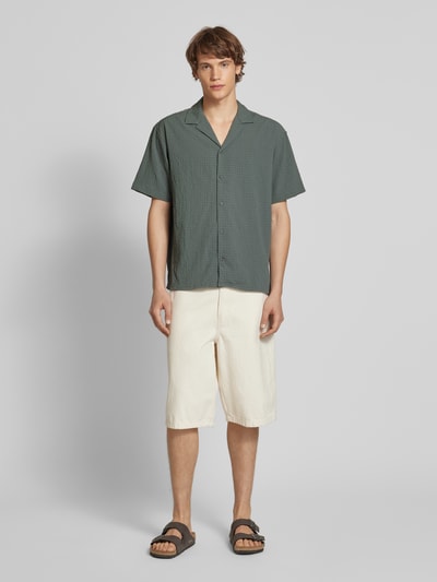 Jack & Jones Koszula casualowa z listwą guzikową model ‘PABLO’ Ciemnozielony 1