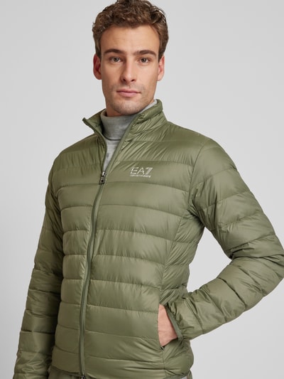 EA7 Emporio Armani Daunenjacke mit Daunen-Federn-Füllung Oliv 3