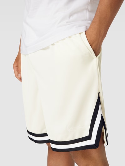 KARL KANI Shorts mit Kontraststreifen Offwhite 3