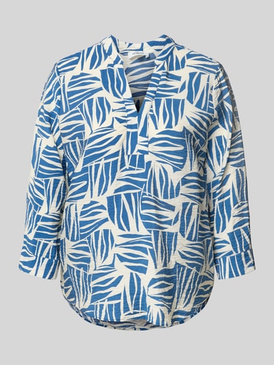 s.Oliver RED LABEL Regular fit blouseshirt van viscosemix Oceaanblauw - 2