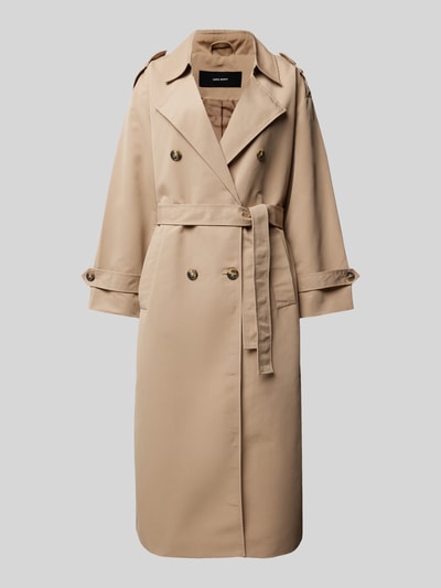 Vero Moda Taillierter Trenchcoat mit Riegeln Modell 'CHLOE' Sand 2