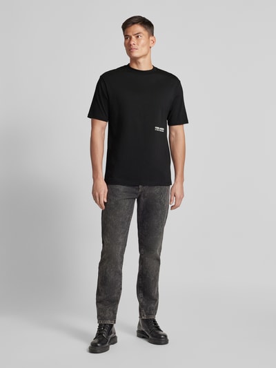 Karl Lagerfeld T-Shirt mit Label-Print Black 1