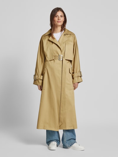 Gestuz Trenchcoat mit Taillengürtel Modell 'souri' Beige 4