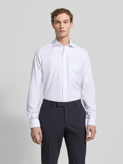 OLYMP Modern Fit Businesshemd mit extra langem Arm Weiss 4