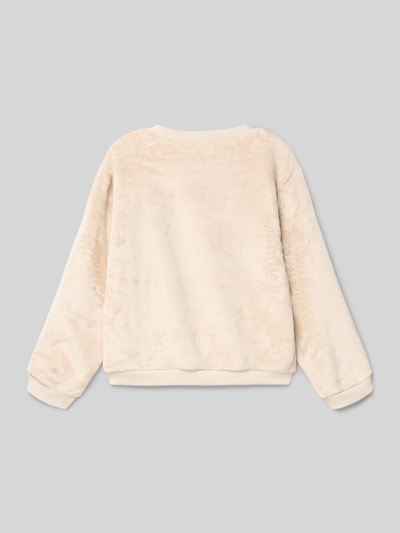 Mayoral Sweatshirt mit Pailletten Sand Melange 3