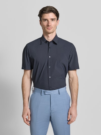 BOSS Regular Fit Freizeithemd mit Kentkragen Modell 'LIAM' Dunkelblau 4