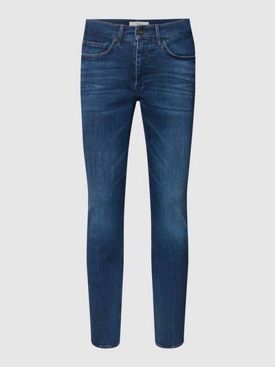 Brax Straight Fit Jeans im Used-Look Modell 'CHRIS' Blau 2