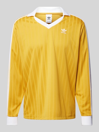 adidas Originals Longsleeve mit Label-Stitching Gelb 2