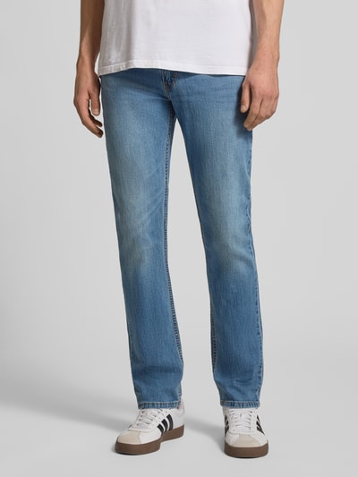 Levi's® Slim Fit Jeans aus Baumwoll-Mix Modell '511®' Hellblau 4