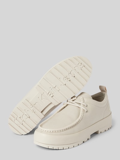 Calvin Klein Jeans Sneakers met plateauzool Offwhite - 3