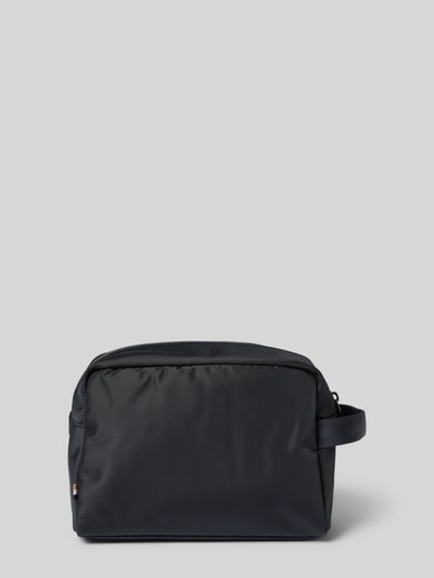 BOSS Kulturtasche mit Label-Detail Modell 'Catch_3.0' Dunkelblau 3