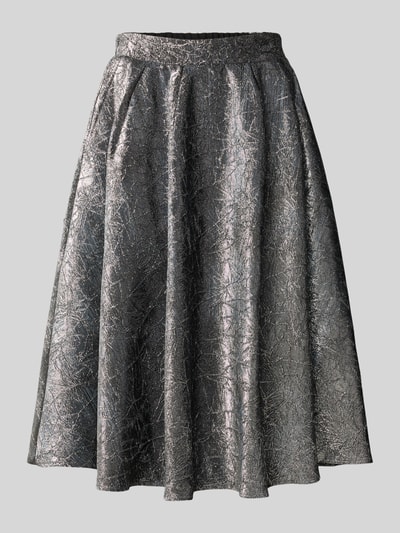 miss goodlife Spódnica midi z fakturowanym wzorem i elastycznym pasem Antracytowy 2