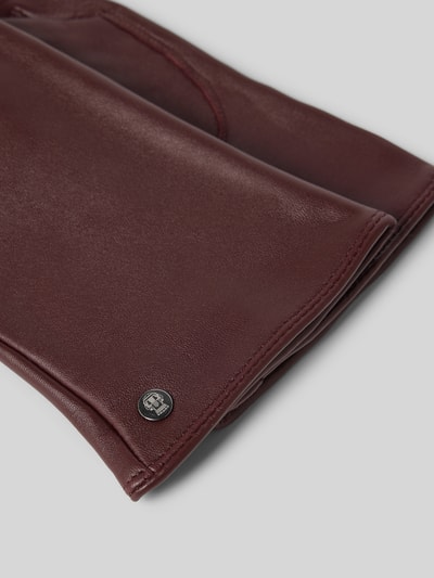 Roeckl Leren handschoenen van haarscherp nappaleer Prune - 2