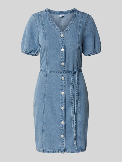 Vero Moda Regular fit jeansjurk van een mix van katoen en viscose, model 'JANET' Lichtblauw - 2