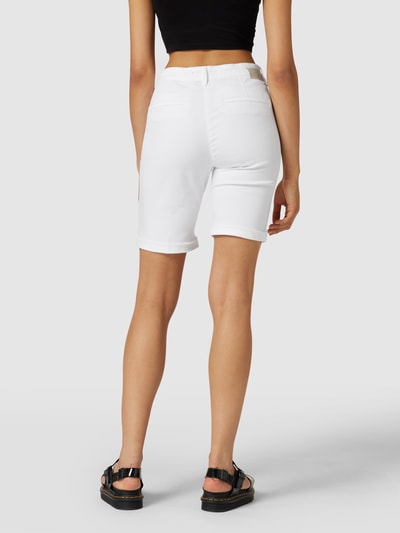 MAC Shorts mit Label-Patch Weiss 5