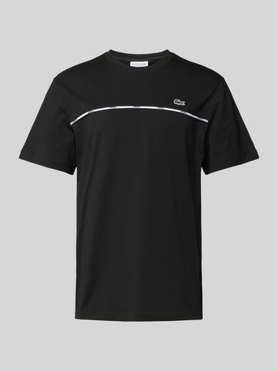 Lacoste T-Shirt mit Logo-Badge Black 2