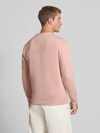 Blend Sweatshirt mit Rundhalsausschnitt und Logo Rosa 5