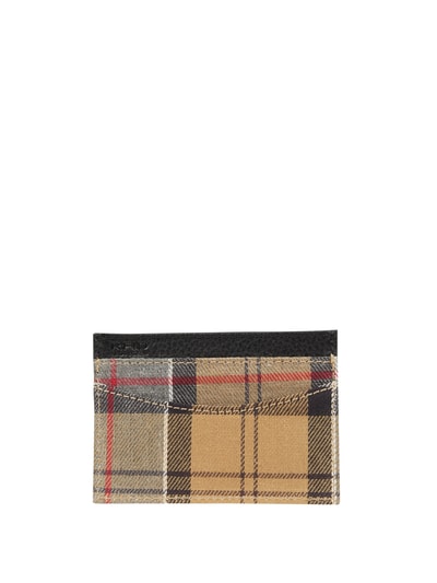 Barbour Kartenetui mit Tartan-Karo Khaki 3