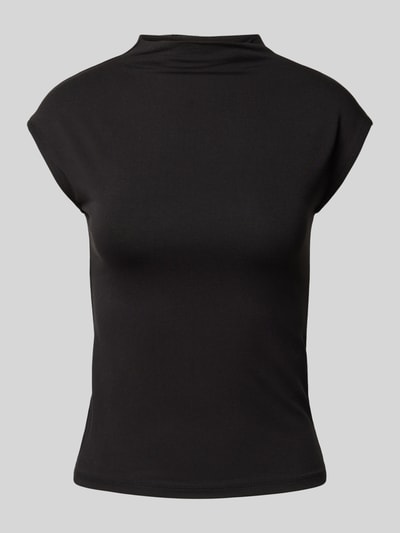 Gina Tricot T-shirt met turtleneck Zwart - 2