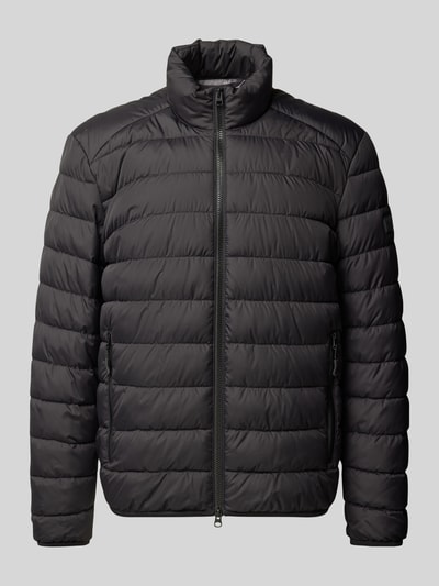 Marc O'Polo Kurtka pikowana z naszywką z logo Czarny 2