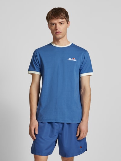 Ellesse T-Shirt mit Label-Stitching Modell 'MEDUNO' Blau 4