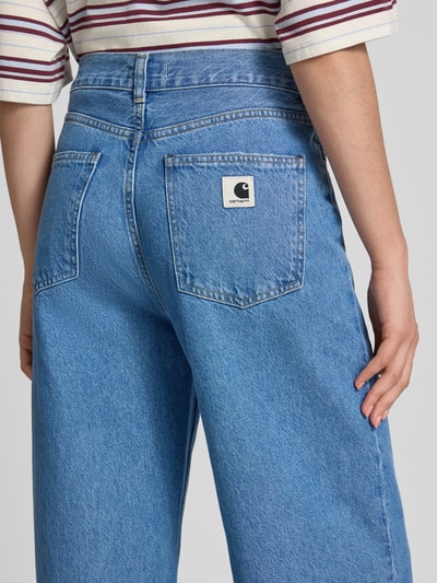 Carhartt Work In Progress Jeans met steekzakken model 'Jane' Lichtblauw - 3