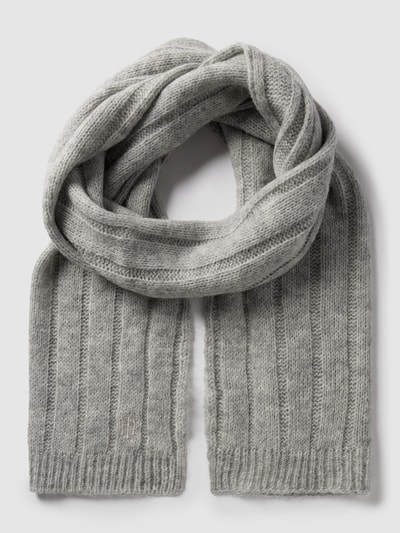 Tommy Hilfiger Sjaal met labelapplicatie, model 'TH TIMELESS SCARF' Lichtgrijs - 2