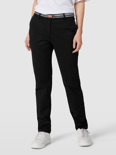 Christian Berg Woman Chino mit Gürtel Black 4